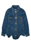 Boys' Gold-Button Denim Jacket Blue