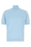 Men's Cotton Turtleneck Blue