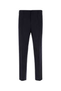 Men's Virgin Wool Trousers Navy