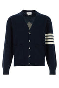 Men's Hectornutcrackerjersey Cardigan Navy Wool