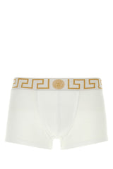 Men's Underpants Low Rise Trunk Stretch Bio Cotton Jers Whitegreekgold 1.outer Fabric:elastane Underwear T-shirts
