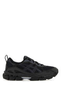 Unisex Black Mesh And Synthetic Leather Gel-Nyc Rgd Sneakers Blackgraphitegrey