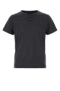 Men's Graphite Cotton T-Shirt Piombo Exterior