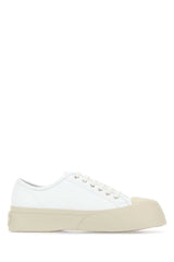 Men's White Leather Pablo Sneakers 00w01