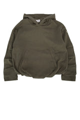 Boys' Sweater Hoodie Green Base Cotton