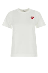 Women's White Cotton T-Shirts