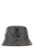 Women's Beauty Bucket Hat Silver Viscose Silk