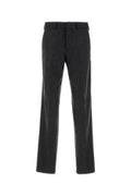 Men's Flannel Trousers Gray Exteiror Cashmere Elastane