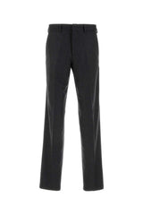 Men's Flannel Trousers Gray Exteiror Cashmere Elastane