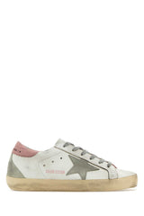Women's Multicolor Leather Superstar Sneakers 10914 Cow