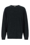 Men's Graphite Cashmere Colmar Sweater Terre Organic Gray