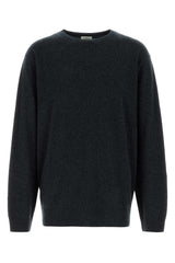 Men's Graphite Cashmere Colmar Sweater Terre Organic Gray