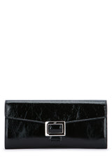 Women's Vivier Wallet Black Patent Leather