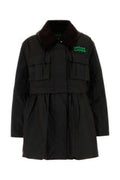 Women's Ganni Jacket Black Cotton