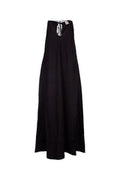 Women's Satin Dress Black Viscose