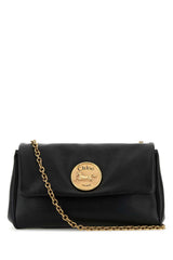 Women's Shoulder Bag Black Leather Domestic Asian