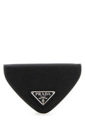 Men's Leather Coin Purse Black Calfskin