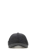 Women's Flannel Baseball Cap Gray