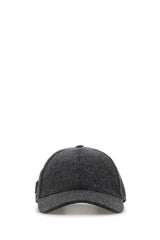 Women's Flannel Baseball Cap Gray