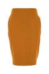 Women's Version Skirt Orange Viscose Cupro Elastane