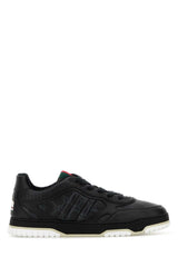 Men's Printed Leather Sneakers Blbldgblblvrvb Calf Skin