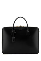 Men's Sac De Jour Top Handle Bag Black Calf