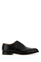Men's Leather Cap-Toe Oxford Black Calf