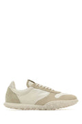 Men's Two-Tone Fabric And Suede Sneakers Vapour