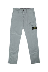Boys' Utility Pocket Cargo Pants Gray Elastane Cotton