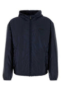 Men's Re-Nylon Padded Down Jacket Navy Recycledpolyamide