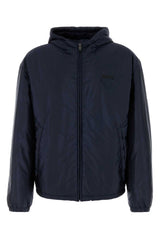 Men's Re-Nylon Padded Down Jacket Navy Recycledpolyamide