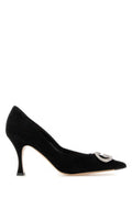 Women's Upper Pump Black Domestic Goat