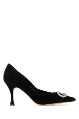 Women's Upper Pump Black Domestic Goat