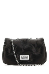 Women's Slam Shoulder Bag Black Corpo Leather Ovina