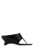 Women's Mule Black Calf Sandal