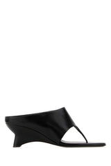 Women's Mule Black Calf Sandal