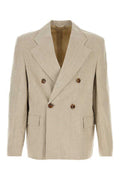 Men's Donovan Blazer Beige Linen Blazers