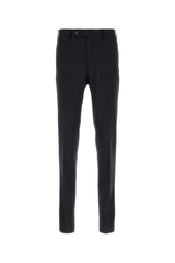 Men's Stretch Cotton Chino Navy Silk Elastane