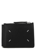 Women's Card Case Black Corpo Leather Caprina Wallet