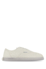 Men's White Nappa Leather Serena Sneakers Alabaster