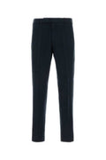 Men's Trousers Navy Lyocell Linen Cotton
