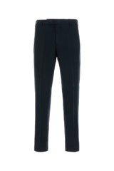 Men's Trousers Navy Lyocell Linen Cotton
