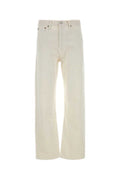 Women's White Denim Jeans Fortunecookienatural Organic Cotton