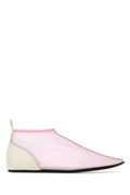 Women's Pink Mesh Slip Ons Sneaker