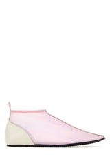 Women's Pink Mesh Slip Ons Sneaker