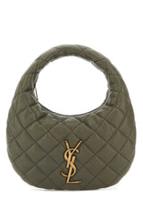 Women's Icare B Shoulder Bag Green Leather