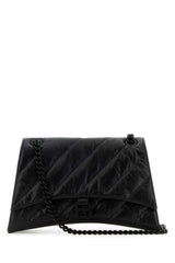Women's Crush Shoulder Bag Black Calf