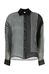 Women's Fantasia Shirt Gray Silk