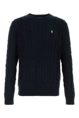Men's Driver Sweater Navy Cotton