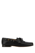 Men's Valentino Loafer Black Buffalleather Bubalus Bubalis